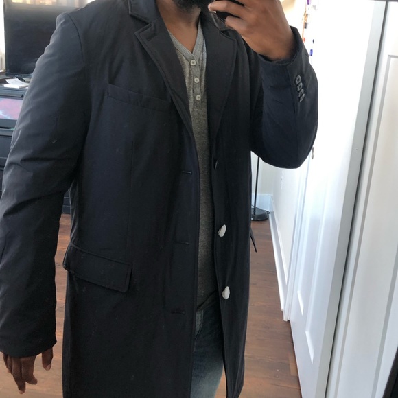 Express Nylon Water-Resistant Topcoat NWT